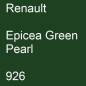 Preview: Renault, Epicea Green Pearl, 926.